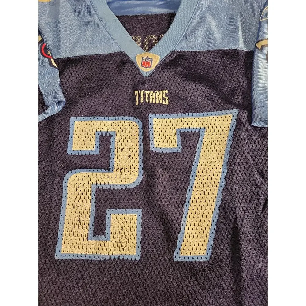 Reebok Eddie George Tennessee Titans Football Jersey Youth Large 7 Boys Kids